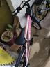 ICOLOUR自行車(chē)成人山地車(chē)公路賽車(chē)單車(chē)騎行變速內走線(xiàn)學(xué)生男女青少年 【薔薇粉】超強減震-鋼架輻條輪 24寸21速（145-165cm） 曬單實(shí)拍圖