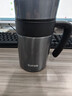蘇泊爾（SUPOR）保溫杯男款316L不銹鋼水杯帶手柄泡茶杯商務(wù)辦公大容量杯子送禮物 隕石灰-【非顯溫款】600ml 曬單實(shí)拍圖