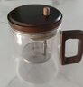 飄逸杯泡茶壺泡茶家用新款按壓一鍵茶水分離泡茶杯玻璃內膽茶具 飄逸壺白 曬單實(shí)拍圖