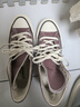 匡威（Converse）官方 1970S男女運動(dòng)高幫帆布鞋豆沙粉粉色168510C 168510C 36 曬單實(shí)拍圖