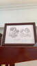 愛(ài)墨繪執照框木質(zhì)相框擺臺掛墻A4畫(huà)框裝裱營(yíng)業(yè)執照正本框證書(shū)框胡桃色 曬單實(shí)拍圖