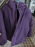 雅鹿童裝女童羽絨服中大童2025新款連帽繭型青少年加厚保暖冬裝外套面包服 紫色 160 曬單實(shí)拍圖