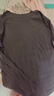 浪莎保暖上衣黑色半高領(lǐng)打底衫女春夏內搭抑菌防螨長(cháng)袖中領(lǐng)冬薄款T恤 曬單實(shí)拍圖