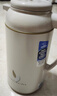 象?。╖O JIRUSHI）保溫壺日本原裝進(jìn)口大容量雙層玻璃內膽居家保冷保溫瓶熱水瓶AFFB CA米色 1.55L 曬單實(shí)拍圖