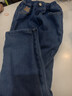 莎趣禾女童一體絨柔軟加絨牛仔褲兒童中大童修身彈力加厚保暖小腳休閑褲 藍色  - 加絨加厚一體絨 150 建議身高140-150CM左右 曬單實(shí)拍圖