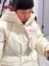 巴拉巴拉女童羽絨服冬裝三麗鷗外套防護保暖時(shí)尚洋氣【庫洛米IP】 奶白10501-白鴨絨 120 充絨量114g 曬單實(shí)拍圖