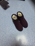 老美華冬季新款女士棉鞋加棉保暖休閑鞋高幫軟底防滑媽媽款布鞋 紫色 38 曬單實(shí)拍圖
