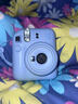 富士（FUJIFILM）instax  mini12 一次成像 立拍立得相機 mini12 繡球藍 套餐八（官方標配+相機包+相冊+白邊相紙20張） 曬單實(shí)拍圖