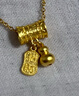 周大生黃金項鏈足金招財納福葫蘆項鏈送女友媽媽紀念日生日禮物新年禮 約6.7g 曬單實(shí)拍圖