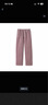 MUJI女式 彈力 燈芯絨 輕便直筒褲 褲子女款25年冬季女裝BE1Y5A5A 煙熏粉色 M (160/66A) 曬單實(shí)拍圖