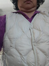 雅鹿2025秋冬新款輕薄羽絨服內膽女馬甲內搭保暖修身坎肩背心輕暖外套 米白 3XL 推薦145-160斤 曬單實(shí)拍圖