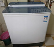 美的（Midea）半自動(dòng)雙桶波輪洗衣機 12公斤洗+7kg脫水大容量 老人簡(jiǎn)易操作S166品質(zhì)電機小巧不占地 租房宿舍必 MP12S166 雙缸 12kg 曬單實(shí)拍圖