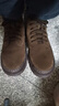 無(wú)肯馬丁靴男春夏季新款加絨棉鞋皮毛一體牛津工裝男靴雪地靴勞保鞋 FH-馬丁棕色棉鞋 39 曬單實(shí)拍圖