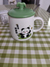 馬克杯喝水杯陶瓷杯創(chuàng  )意男女杯子咖啡早餐泡茶杯帶蓋勺家用口杯 王子請發(fā)財 曬單實(shí)拍圖