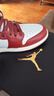 耐克（NIKE）男鞋籃球鞋AIR JORDAN 1 MID AJ1芝加哥配色中幫板鞋運動(dòng)鞋 DQ8426-105 44 曬單實(shí)拍圖