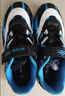 雙星（shuangxing）兒童足球鞋魔術(shù)貼TF碎釘春秋季防滑耐磨比賽訓練學(xué)生球鞋 黑藍 34 曬單實(shí)拍圖