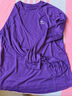 駱駝速干長(cháng)袖女T恤2025秋冬運動(dòng)輕薄戶(hù)外徒步內搭上衣女 C25CAV6001，暗紫 ，女 M 曬單實(shí)拍圖