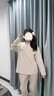 莫代爾睡衣情侶裝一男一女春秋款2026新款萊卡棉長(cháng)袖皇冠家居服套裝  主圖款JS:416128-MLJ【杏灰】 【一套裝】 M 【女款】建議80-100斤 曬單實(shí)拍圖