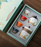 故宮文創(chuàng  )新年春節年會(huì )節日伴手禮茶具套裝商務(wù)禮品套裝送老外禮物 千里江山伴手禮(純色) 曬單實(shí)拍圖