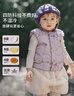 嫚熙（EMXEE）童裝兒童羽絨馬甲嬰兒保暖坎肩外穿冬季輕薄95鵝絨男女 尋夢小天鵝 90 【1-2歲】 曬單實拍圖