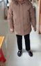 雅鹿中老年羽絨服女2025新款中長(cháng)款狐貍毛領(lǐng)媽媽裝羽絨服保暖外套 0141駝色加絨 2XL 推薦115-130斤 曬單實(shí)拍圖