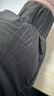紅袖高品質(zhì)鵝絨羽絨服冬季新款女裝切格直身雙拉鏈立領(lǐng)連帽外套 黑050 S 曬單實(shí)拍圖