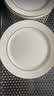 晟普骨瓷吐骨碟6寸盤子10寸淺盤子牛排餐盤菜盤西餐盤涼菜碟平盤家用 金邊6英寸平盤6個(gè)【骨碟】 曬單實(shí)拍圖