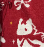 森馬（Semir）紅色毛衣女26騏驥紅小飛馬提花蝴蝶結新年高光套頭衫109126107004 曬單實(shí)拍圖