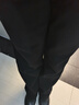 加絨職業(yè)西裝褲女2025秋冬新款高腰顯瘦垂感小個(gè)子黑色窄版直筒褲 9003黑色加絨#滌綸面料#小個(gè)子款 L (推薦【106-115斤】) 曬單實(shí)拍圖