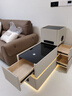 雪束新款2025落地沙發(fā)旁邊的側邊柜輕奢高級感實(shí)木智能客廳小邊幾儲物 奶油色 公牛插座聲控燈無(wú)線(xiàn)充電USB藍牙音響密碼鎖 【40cm寬100cm深】-側開(kāi)方向備注或聯(lián)系客服 曬單實(shí)拍圖