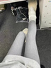 ARTFULMOM英國孕婦打底褲秋冬外穿不勒肚2025新款加絨加厚小個(gè)子保暖褲孕裝 淺灰色【加絨款】 XL 曬單實(shí)拍圖