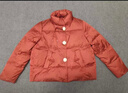 雅鹿新中式國風(fēng)羽絨服女秋冬季中老年加厚保暖百搭休閑大碼媽媽裝外套 橘色 2XL 建議120-135斤 曬單實(shí)拍圖