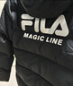 斐樂(lè )（FILA） 羽絨服男裝冬季保暖連帽運動(dòng)休閑長(cháng)袖加厚外套開(kāi)衫男裝上衣 正黑色-BK XL 180/100A 曬單實(shí)拍圖