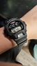 卡西歐G-Shock GW6900-1 男士太陽(yáng)能手表 數字計時(shí)手表防水鬧鐘抗震41mm 黑色 曬單實(shí)拍圖