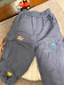 歡喜小熊 兒童褲子女童秋冬外出加厚新款加絨休閑褲寶寶童裝男童衛褲 藍色 100 (建議2-3歲身高90-100cm) 曬單實(shí)拍圖