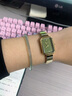 LOLA ROSE羅拉玫瑰方糖小綠表手表女士輕奢百搭生日禮物新年禮物送女友老婆 曬單實(shí)拍圖