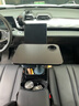 BIMLL B車(chē)載小桌板前后排懸浮圓餐桌旋轉汽車(chē)內主副駕駛喝茶臺子杯槽托盤(pán) 曬單實(shí)拍圖
