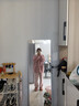 果殼（Gukoo）睡衣女冬季mikko聯(lián)名新款半邊絨保暖格子褲女士家居服套裝 水粉 M 曬單實(shí)拍圖