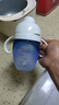 千禧寶貝嬰兒鴨嘴杯硅膠喝水兒童水杯學(xué)飲杯6個(gè)月以上防嗆水奶瓶1-3歲寶寶 小藍瓶【鴨嘴吸嘴兩用款】過(guò)渡學(xué)飲 240ml 曬單實(shí)拍圖