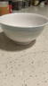 NINE CRANES景德鎮高顏值陶瓷家用碗具湯面碗微波爐簡(jiǎn)約6英寸面碗4個(gè) 曬單實(shí)拍圖