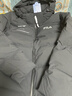 斐樂(lè )（FILA） 羽絨服男裝冬季保暖連帽運動(dòng)休閑長(cháng)袖加厚外套開(kāi)衫男裝上衣 正黑色-BK 2XL 185/104A 曬單實(shí)拍圖