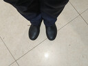 紅蜻蜓男鞋秋冬季新款真皮加絨保暖棉鞋商務(wù)休閑皮鞋男士英倫潮流工裝鞋 黑色加絨款 42 曬單實(shí)拍圖