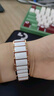BHO適用華為gt5/gt6表帶gt4女款watch5仿真陶瓷watch gt5pro/gt6/gt4手表表帶白色女士生款41/42mm 【真陶瓷·白色間玫瑰金】 【41/42mm表盤(pán)】18mm接口通 曬單實(shí)拍圖