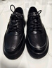百麗厚底休閑皮鞋男鞋秋冬舒適真皮商務(wù)板鞋運動(dòng)鞋加絨A1685DM4 黑色-絨里 41 (255mm) 曬單實(shí)拍圖