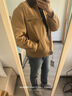 Teenie Weenie小熊男裝撞色外套2025春季新款休閑翻領(lǐng)美式潮流夾克 卡其色 L 曬單實(shí)拍圖