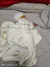 新生嬰兒純棉浴巾寶寶紗布蓋毯幼兒園兒童毛巾洗澡巾空調毯子包被 星月小熊-110*110cm6層 曬單實(shí)拍圖