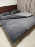 無(wú)印良品加厚冬季牛奶絨被套單件 法蘭絨珊瑚絨雙面加絨家用被罩200*230cm 曬單實(shí)拍圖