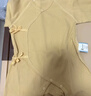 童泰【孕媽有禮-新客39.9元】嬰兒連體衣新生兒初寶寶純棉衣服春秋 黃色坑條（四季款/棉氨） 52cm 曬單實(shí)拍圖