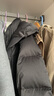 艾萊依宋佳同款羽絨服女2025秋冬氣質(zhì)短款90鵝絨收腰保暖外套 炭黑L 曬單實(shí)拍圖