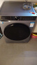 海爾（Haier）滾筒洗烘一體智能洗衣機全自動(dòng)懶人超薄家用大容量10公斤一級能效XQG100-H25C 曬單實(shí)拍圖